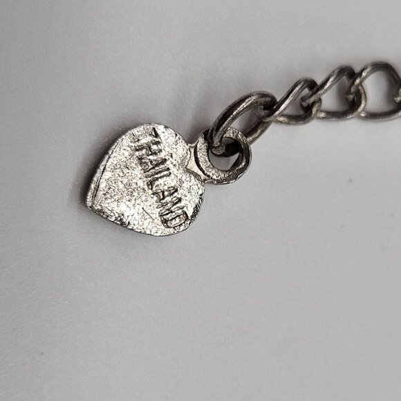 VTG Nakamol Thailand Handmade Floral Necklace Wire Wrapped Beaded Statement - Picture 6 of 13